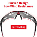 Rockbros Polarized Sports Men Sunglasses Road Cycling Glasses Mountain Bike Bicycle Riding Protection Goggles Eyewear 5 Lens